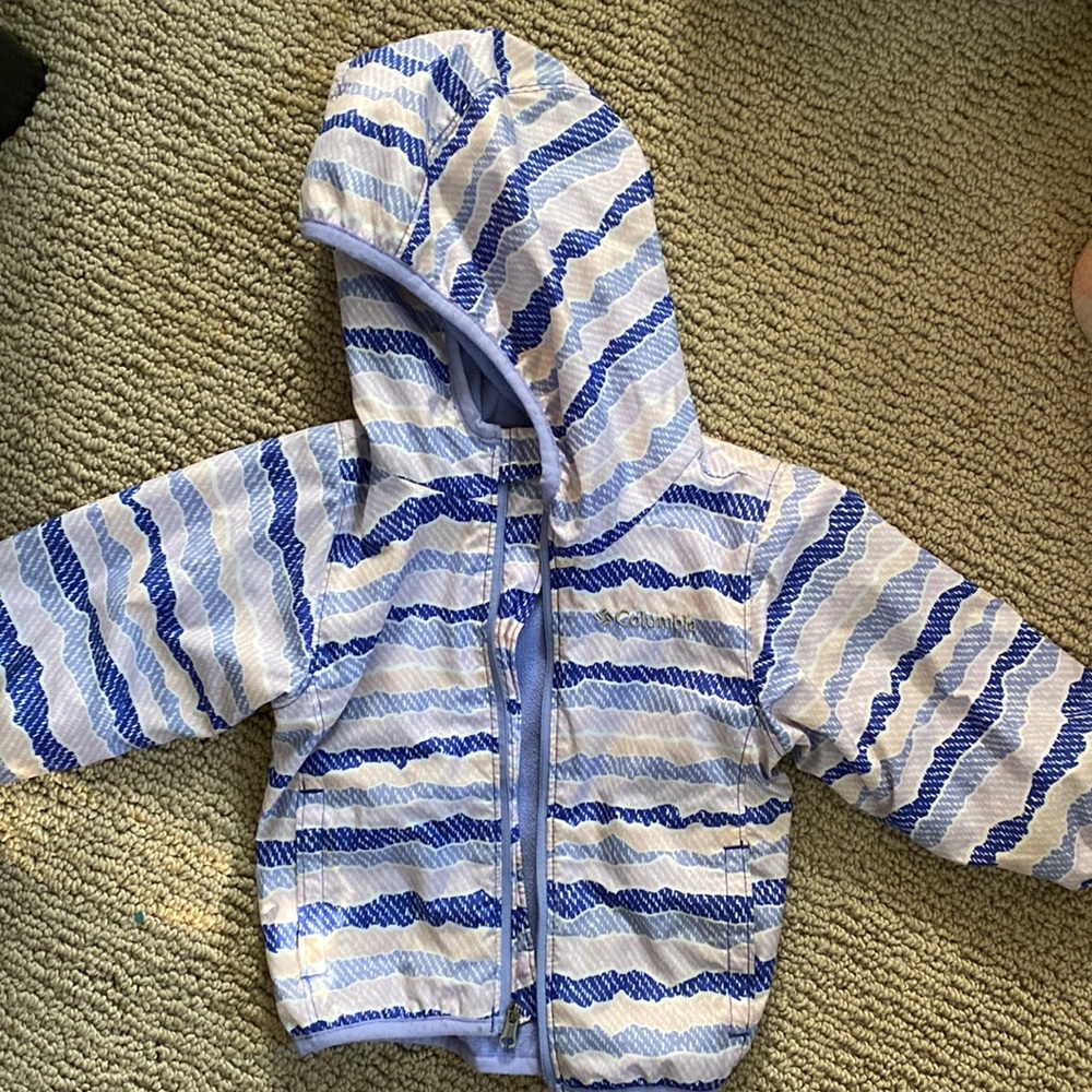 Fleece lined Columbia baby jacket